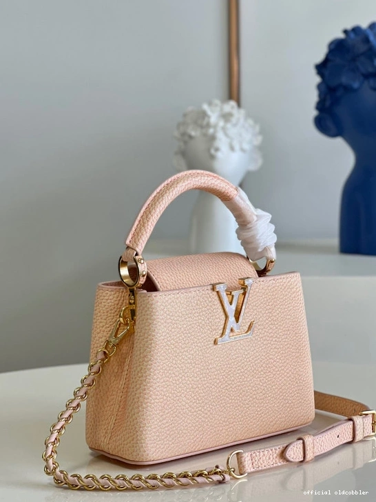 Official oldcobbler VUITTON MINI LOUIS CAPUCINES 0819